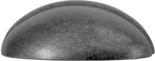 Χούφτα συρταριών 76 χιλιοστών ασημί αντικέ